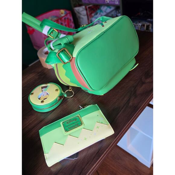Loungefly Peter Pan & Tinker Bell Cosplay Mini Backpack w/ Coin Purse and Wallet main image 4